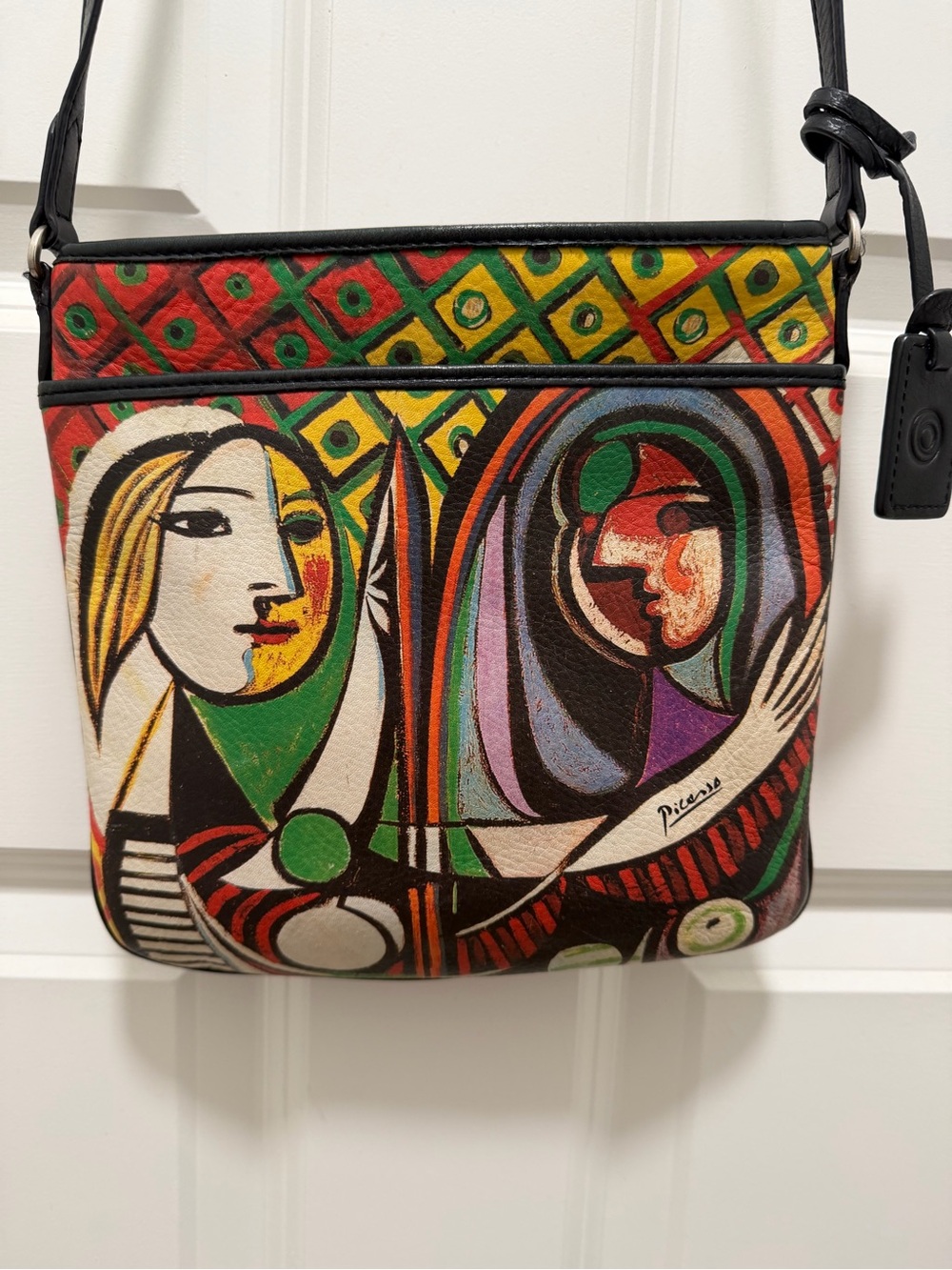 ICON Multicolor Picasso-Inspired Crossbody Bag